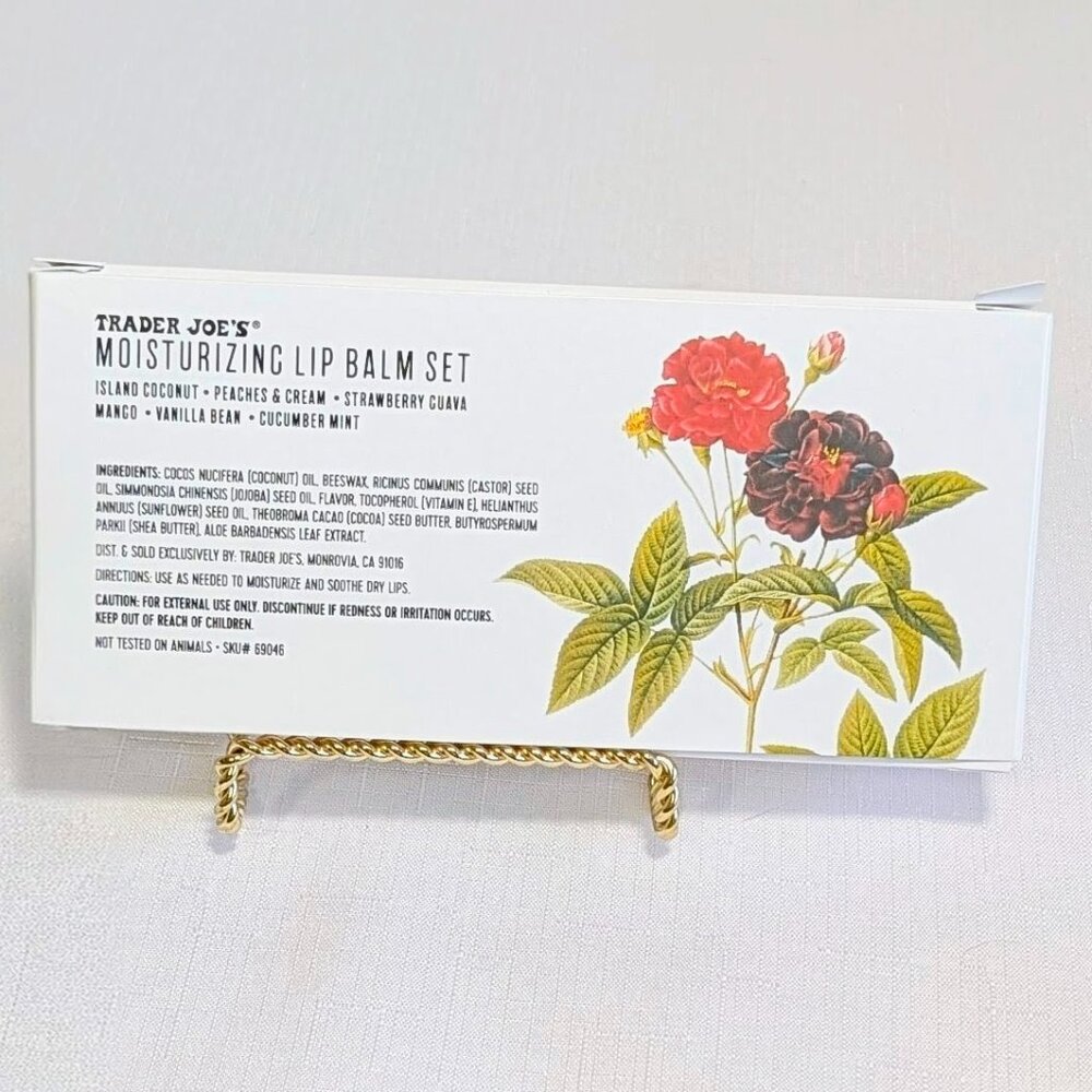 NIB Trader Joe's Moisturizing Lip Balm Set - Picture 3 of 4